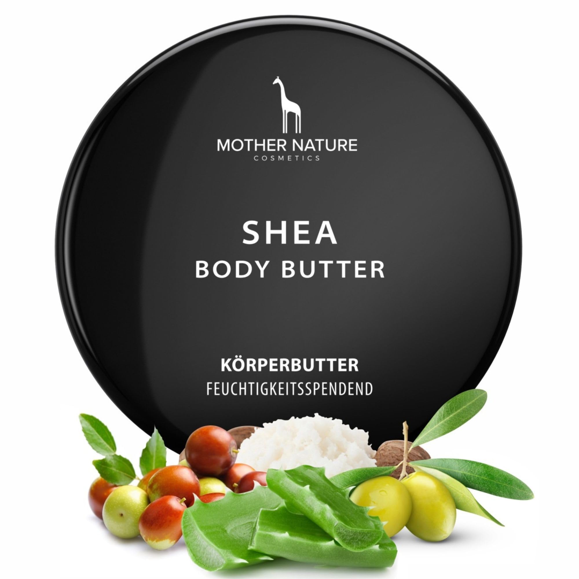 Body Cream - Organic Shea Butter Superfood Body Butter for Dry Skin – Deeply Nourishing, Moisturising & Revitalising, Water-Free Formula, Vegan, Melts on Application - 200ml