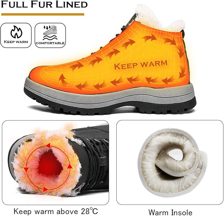 Visionreast Womens Winter Outdoor Booties