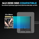 SABRENT USB-C Enclosure M.2 2230 NVMe 10Gbps UASP TRIM EC-NE30 view 5
