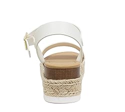 Soda CLIP ~ Women Open Toe Ankle Strap Platform