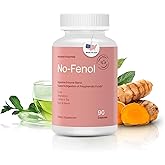 Houston Enzymes No-Fenol - Digestive Enzyme Supplement for Polyphenolic Digestion and Fruits &amp; Vegetable Fibers - Digestive Enzymes for Women and Men (90 Capsules)