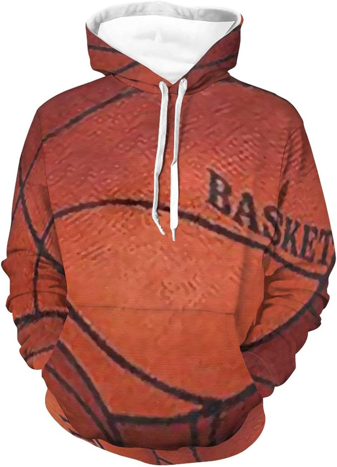 Hoodies for Men Women Basketballs BallsHoodie Sportswear Warm Unisex Travel Pullover Shirt No
