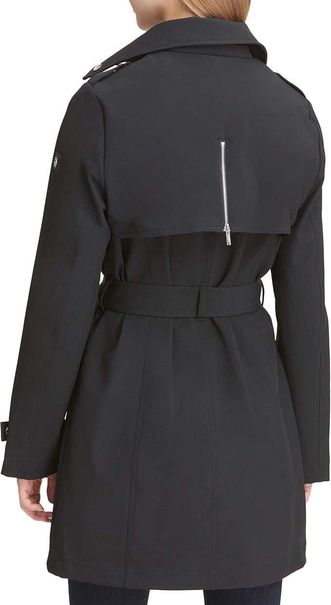 DKNY 女式中长款防水软壳夹克 2.6折.02 海淘转运到手约￥391