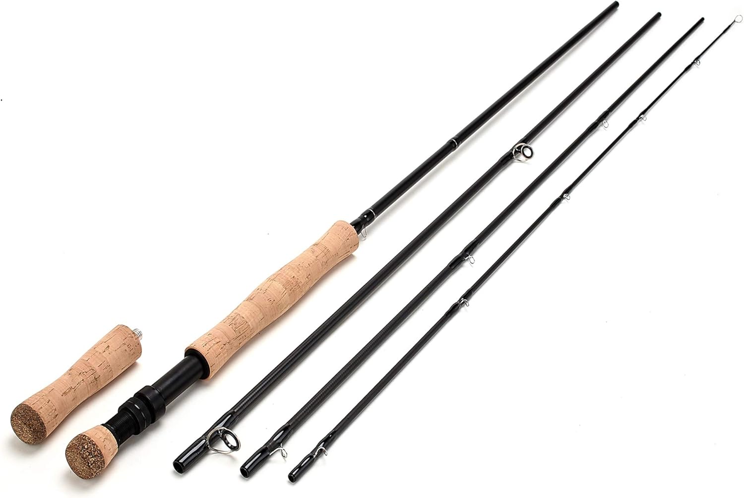 10 feet 9 inches Carbon Fiber Switch 7wt 8wt Fly Fishing Rod 4 Pieces Sections Extra Handle
