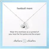 Chelsea Charles Sports Mom Double Charm Necklace, Fashion Jewelry Gift for Women