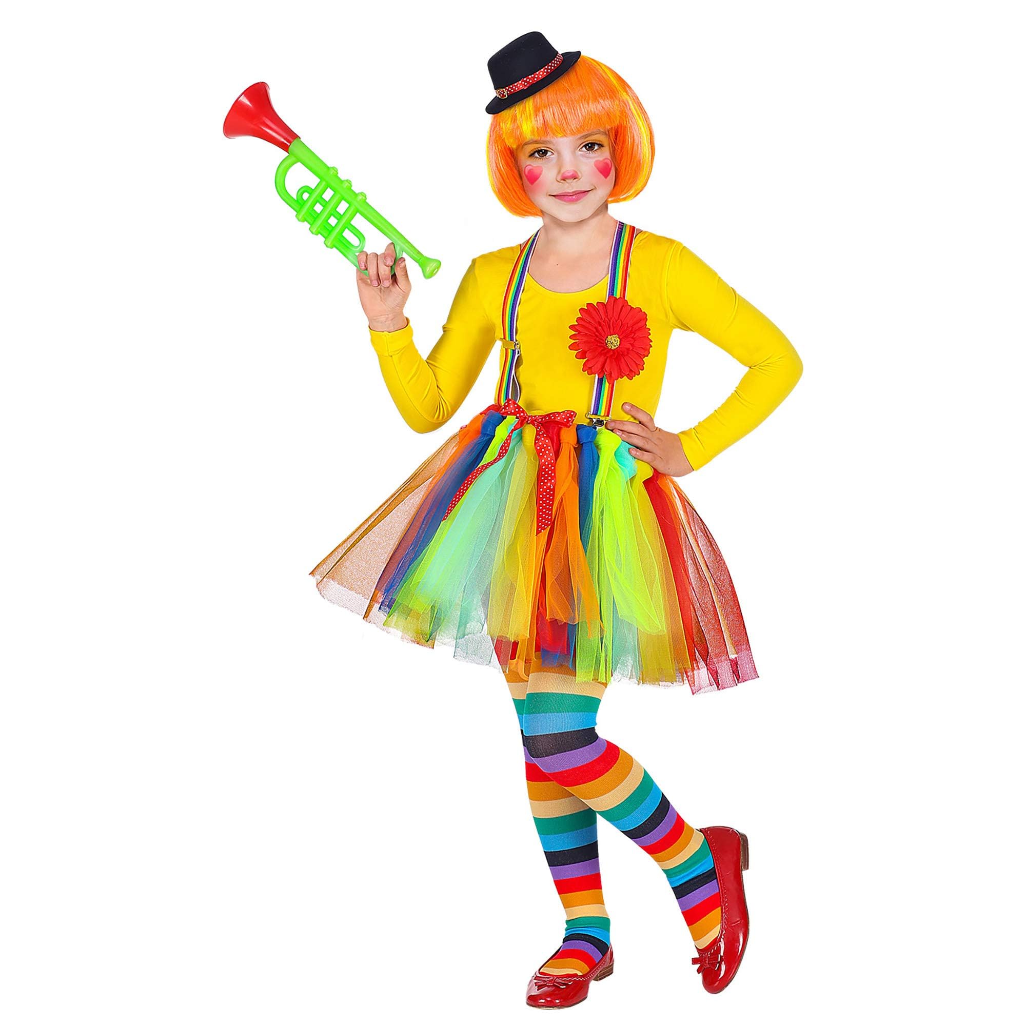 Disguise Girls Clown Sets Fancy Dress Costume 3-4 Yrs