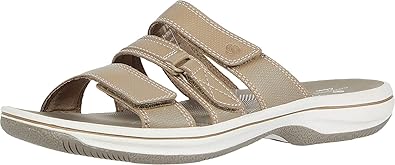 clarks women's brinkley coast slide sandal