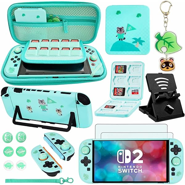 Accessories Bundle for Nintendo Switch Animal Pack Crossing