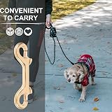 UKCOCO 90mm Brass Double Ended Bolt Snap Hook Clasp for Dog Leash Bag Strap view 2