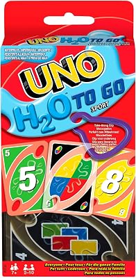 UNO H2O to Go – wasserfeste Karten, 2–10 Spieler, ab 7 Jahren