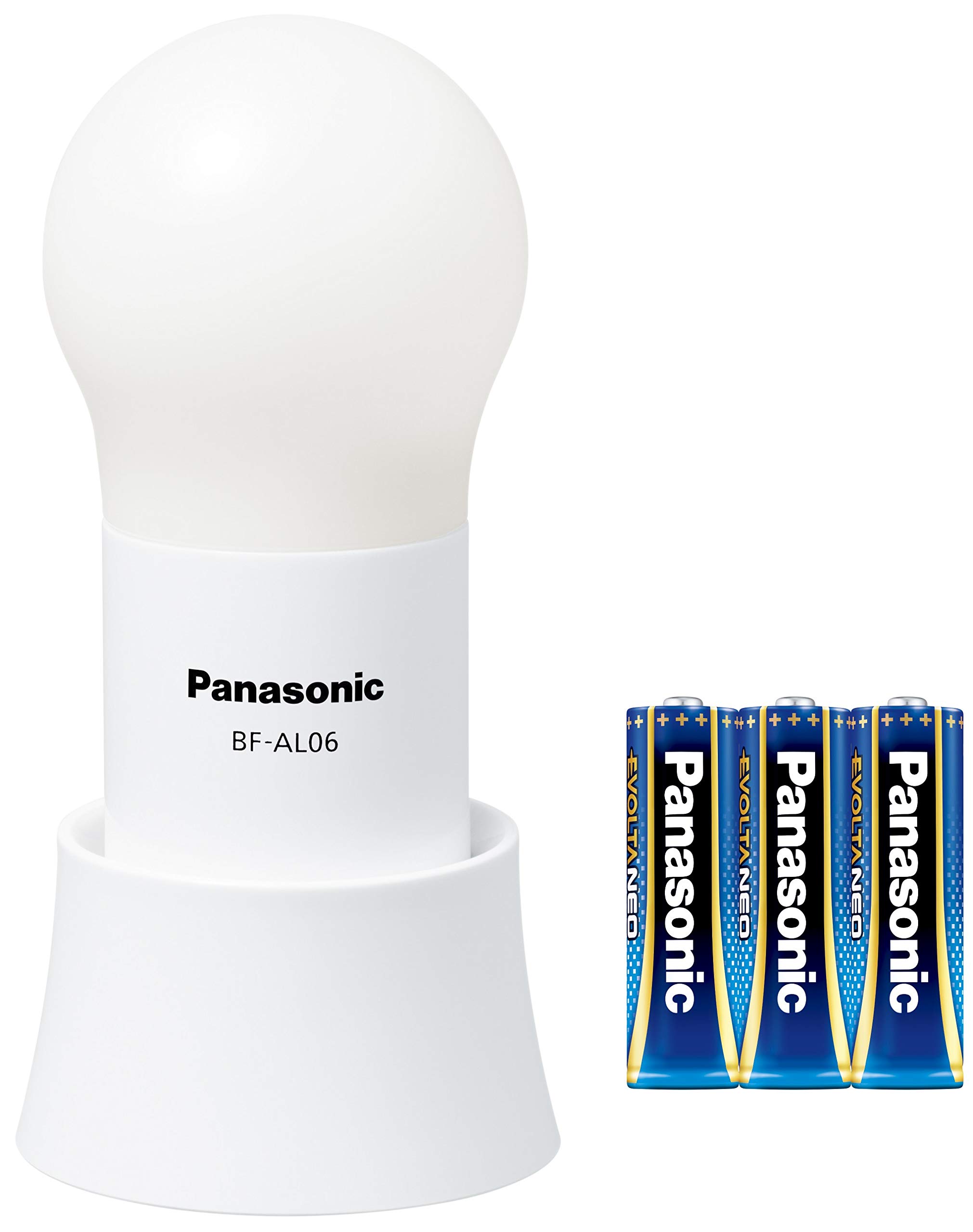 パナソニック LEDランタン 乾電池エボルタNEO付き 調光・調色タイプ ホワイト BF-AL06N-W商品画像