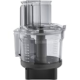 Vitamix 12-Cup Food Processor Attachment with SELF-DETECT, BPA-Free | Compatible with Ascent, Ascent X and Venturist Blenders Only, Chop, Slice, Shred &amp; Mix, Multi-Use Blade, Two Reversible Discs