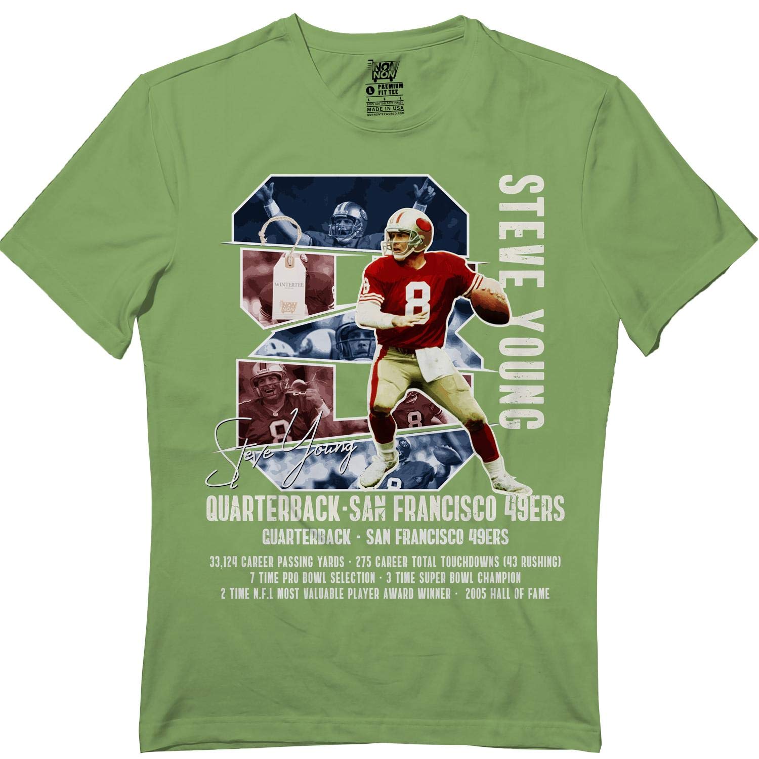 Vintage Steve 8 San Francisco Football Qb Quarterback T Shirt Kitilan