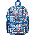 Marvel Comics Avengers Iron Man, Thor, Captain Marvel, Spiderman Backpack for Kids, 16 inch