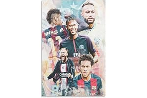 KVSYAW Neymar Poster Print Canvas Poster Perfect Wall Decor for Sports Fans Unframe:12x18inch(30x45cm)