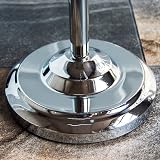 Bath Vida Floor Standing Toilet Roll Holder Chrome Finish Stainless Steel view 5