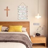 HPNIUB Christian Wall Art Inspirational Bible Verse Wooden Hanging Plaque view 5