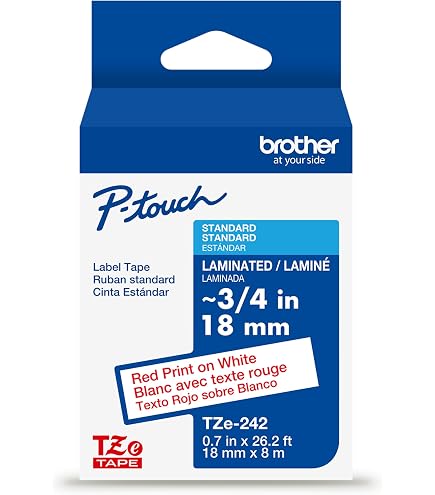 Amazon.com: Brother Genuine P-Touch TZE-252 Tape, 1