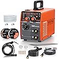 FEIFANKE 145A MIG Welder 110V, 4-in-1 Multi-Process Welding Machine, Gas MIG/Flux Core MIG/MMA Stick/Lift TIG, Synergy Control Welder Machine with 2 Spool Solid Wire Flux Core Wire