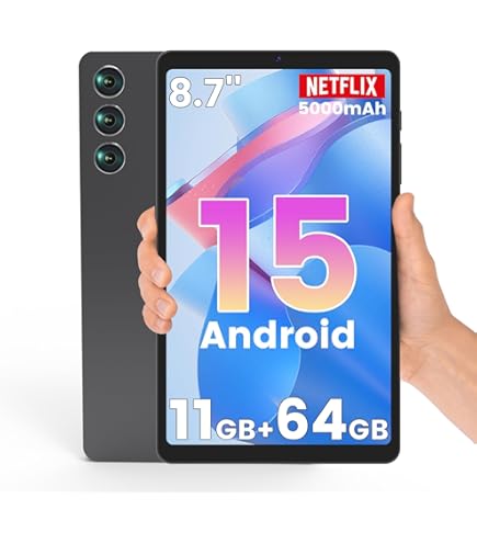 Amazon.com : Azeyou Mini Tablet 8.7 inch Android 15 Tablet 11GB