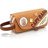 Cute Capybara Pencil Case,Large Capybara Pencil Pouch Stationery Pen Bag,Cute Kawaii Pencil Case Pouch Cartoon Pen Box Holder Organizer for Birthday Party Back to School Student Gift