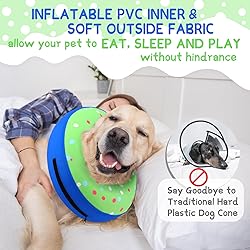 Supet Inflatable Dog Cone Collar Alternative After
