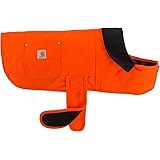 Carhartt Firm Duck Insulated Dog Chore Coat Hunter Orange/Brass