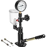 Vevor 400Bar 6000PSI Diesel Fuel Injector Tester Diesel Injector Nozzle Tester with Dual Scale Gauge to Adjust Injector Nozzl