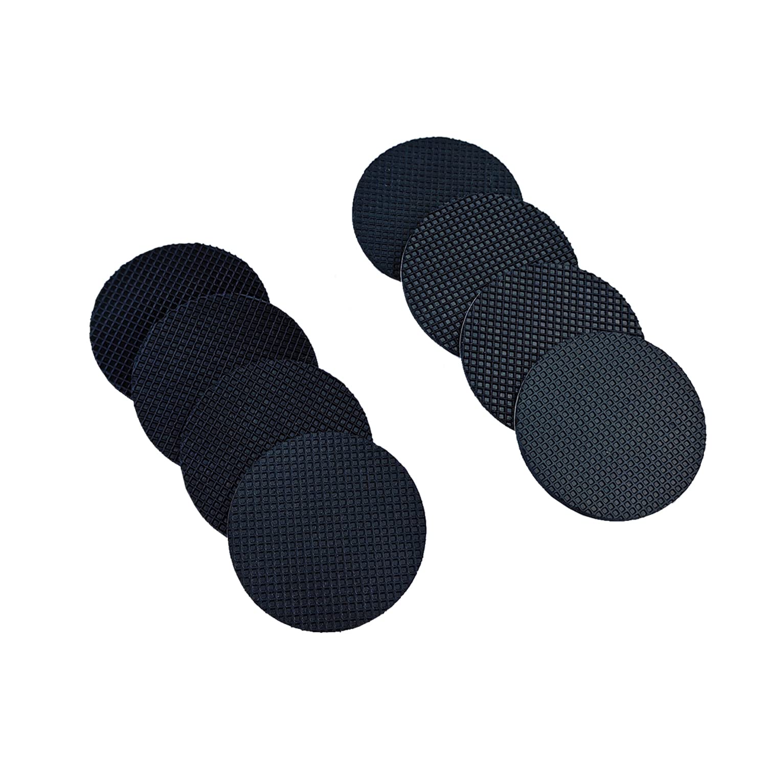 Qrity 16 PCS Non Slip Furniture Pads Floor Protectors, 40mm Rubber Pads Round Non Skid Floor Protectors for Furniture Feet, Chair Legs, Anti Floor Scratches and Reduce Noise