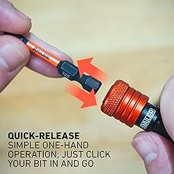 Railer Bit Holder Keychain 5pc - 1/4 inch Hex Shank