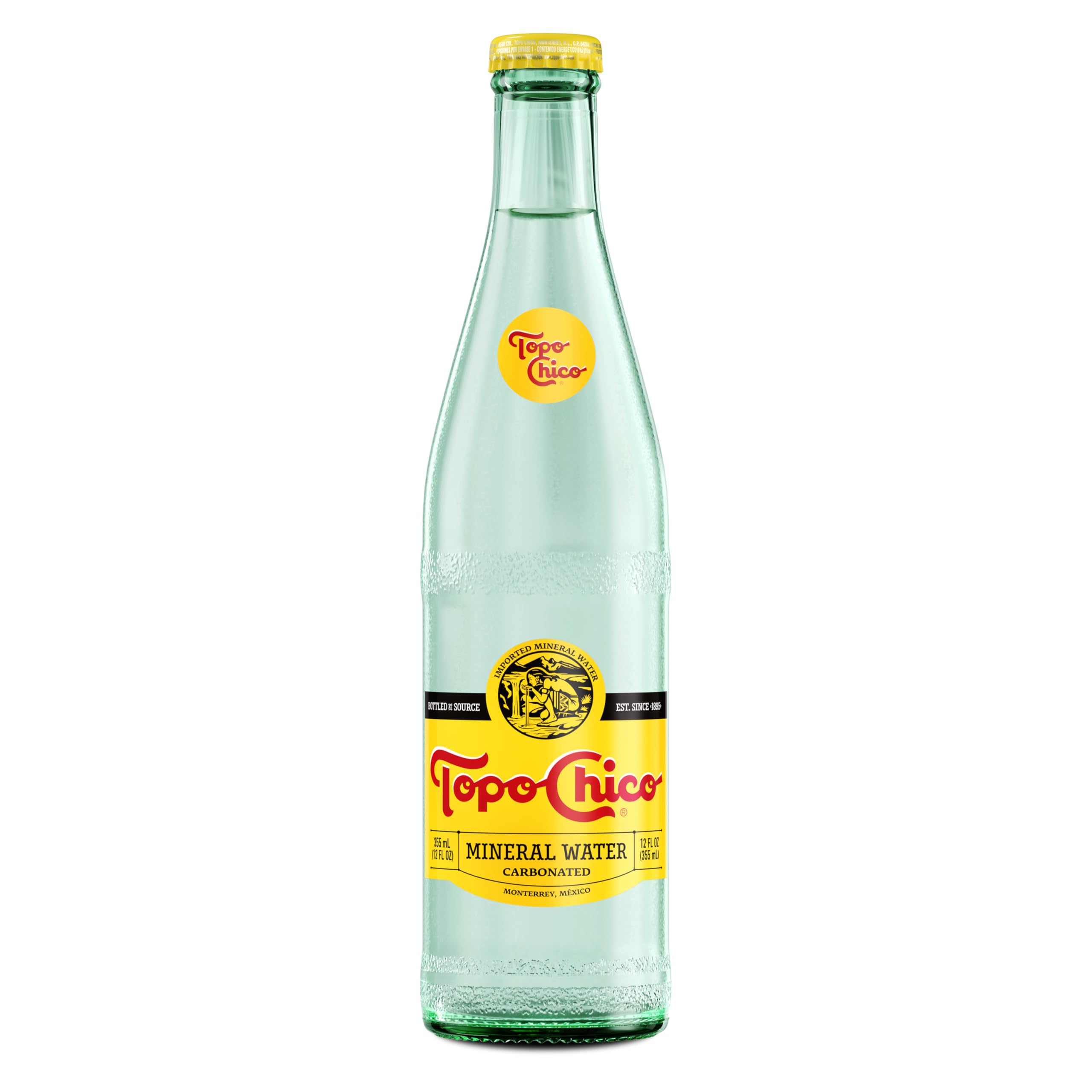 TOPO CHICO Mineral Water, 12 Fl Oz, Pack of 24 Image