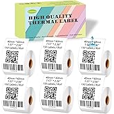 Lemketan 40mm x 60mm Thermal Labels, 1.57'' x 2.36'' Label Maker Tape Refill, Weatherproof & Tear-Resistant Thermal Stickers Compatible for Phomemo M110, Supvan T50M Pro [150 Labels/Roll x 6]