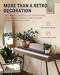 Donner DDP-80 Digital Piano Walnut Wood Color