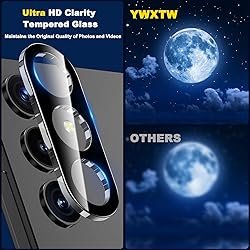 YWXTW 3 Pack Camera Lens Protector for Samsung