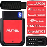 Autel MaxiAP AP2500 Code Reader, Bluetooth OBD2 Diagnostic Scanner | All System Diag, Oil Reset, TPMS, EV Battery, BMS Reset, Upgraded AP200, OBDII 10 Tests, 45+ Car Brands, for Android/iOS