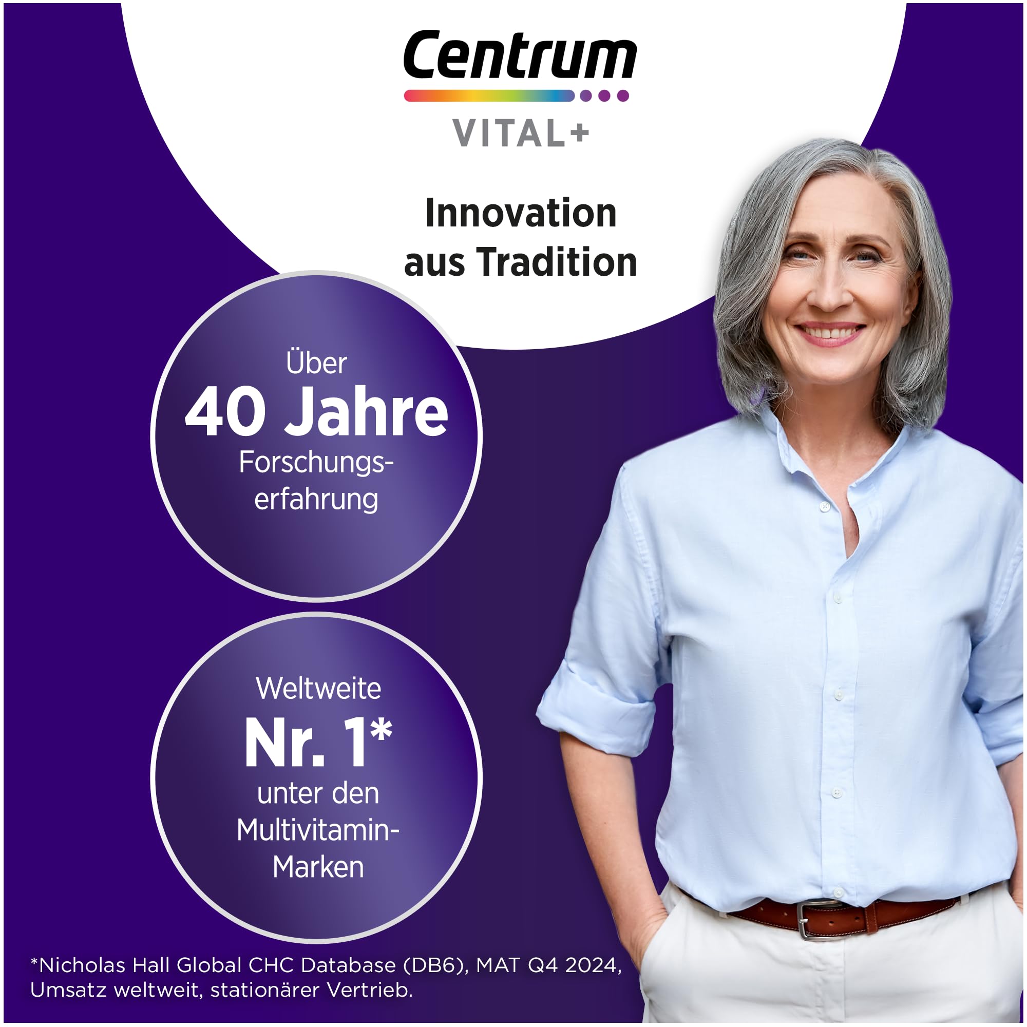 Multivitamin - Centrum Vital+ Schlaf & Immunsystem, Hochwertiger Nährstoffkomplex für erholsamen Schlaf, Immunsystem und Zellregeneration**, Melatonin, Vitamin C, Zink, Baldrian, 30 Tabletten 8