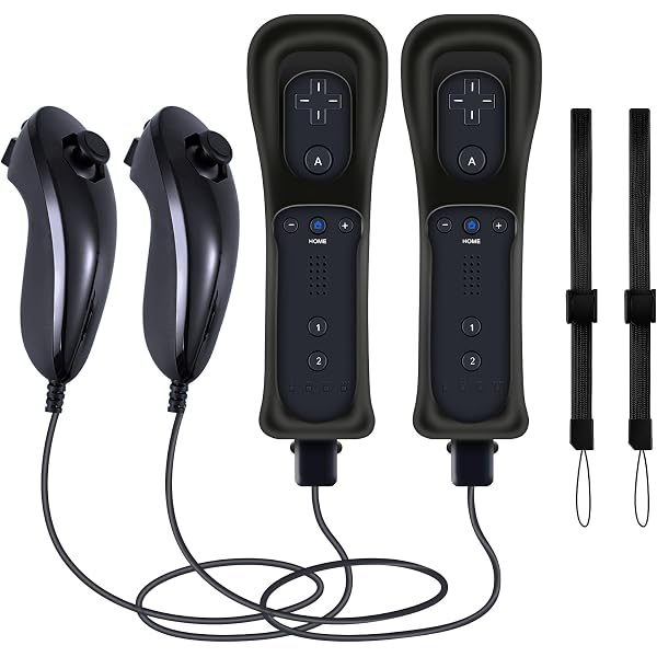 Amazon.com: Motion Plus Wii Controllers 2Packs with Nunchucks, Wii