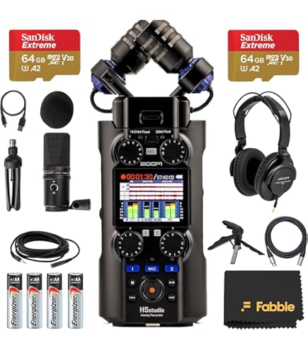 Amazon.com: Zoom H5 Studio Handy Recorder Bundle with ZDM-1