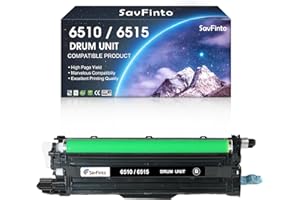 SavFinto 6510 6515 Drum Cartridge Black 108R01420 Replacement for Xerox Phaser 6510DN 6510DNI 6510DNM 6510N WorkCentre 6515DN 6515DNI 6515DNM 6515N Printer (Black,1-Pack)
