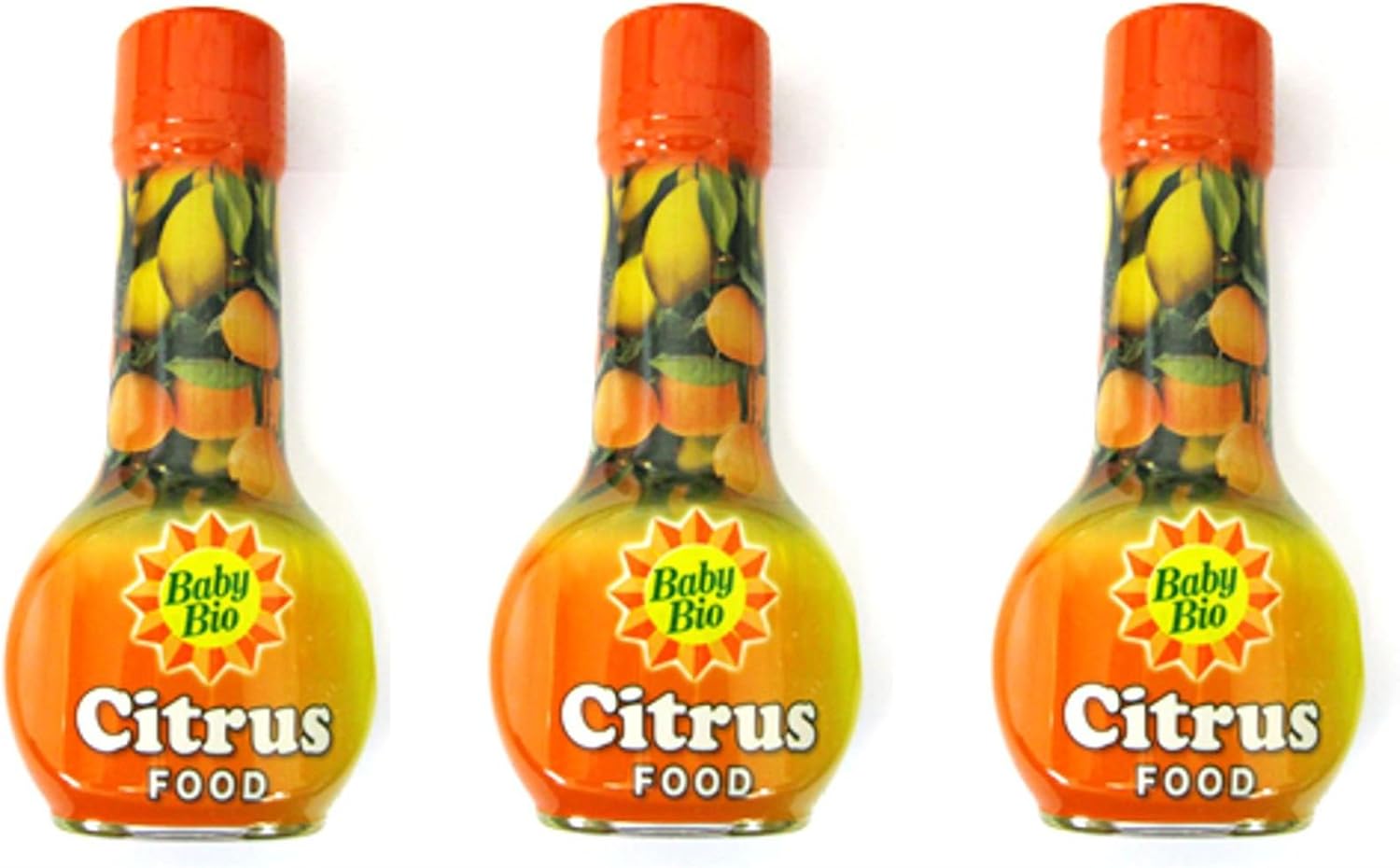 3 X Baby Bio Citrus Food Plant Food Feed Fertilizer 175Ml