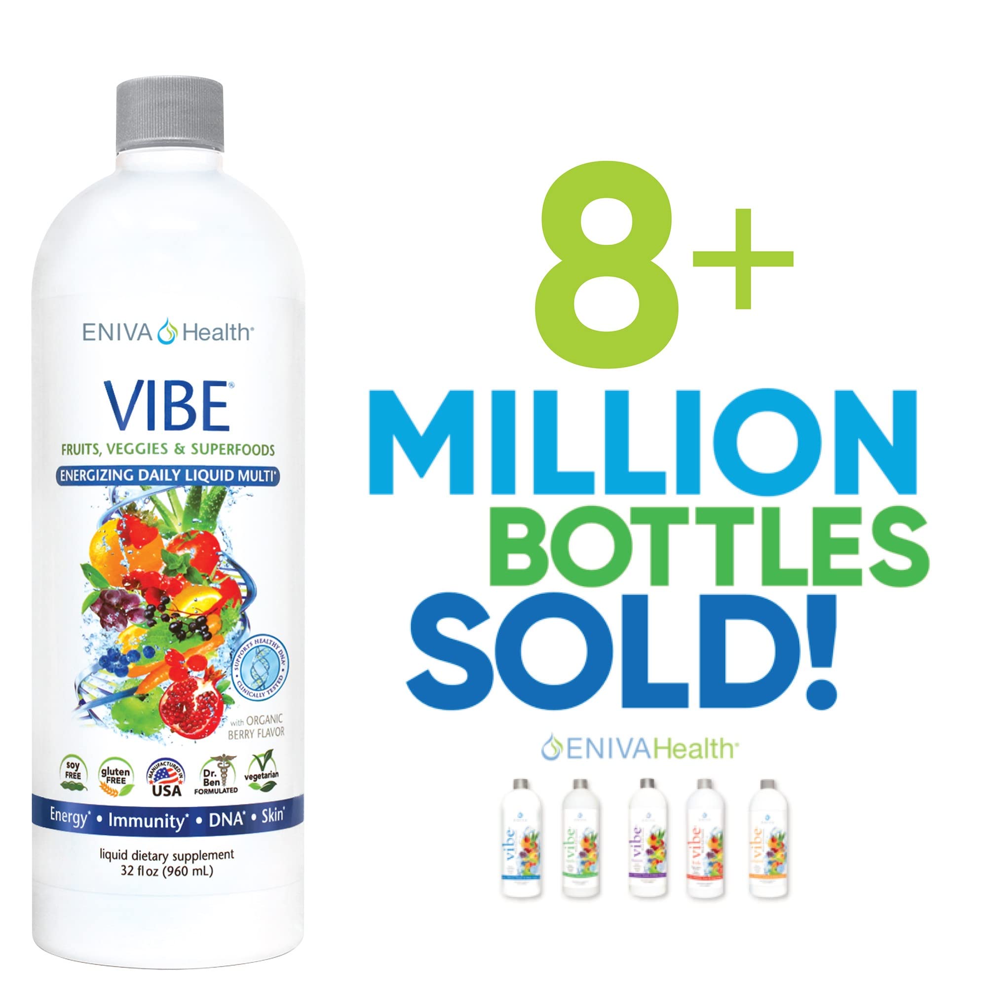 Mua Eniva Health Vibe Liquid Daily Multivitamin | Fruit & Veggie ...