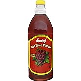 Sadaf Red Wine Vinegar - 100% Natural Red Wine Vinegar for Cooking &amp; Food Flavoring - Kosher - 32 oz Bottle