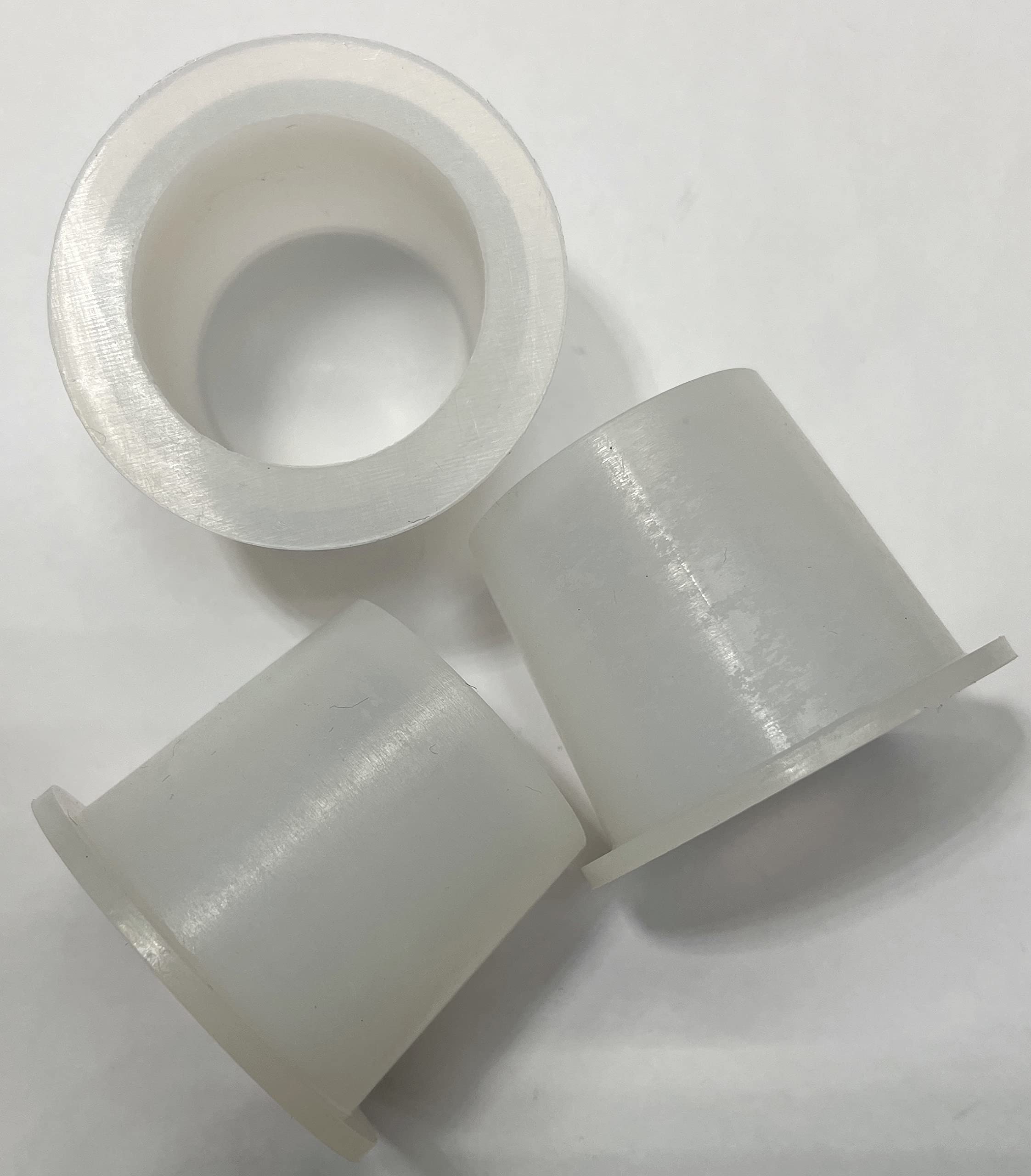 dexierp Protection Force Flanged Tapered insert Cap and Plug For 30.5-32.5mm 1-13/64" to 1-9/32" ID Hole Of Tube Bottle Openning (Pack of 5) Reusable Rubber