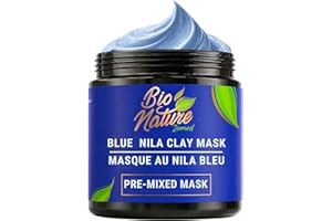 Blue Nila Premixed Clay Mask – Ready to Use Moroccan Nila Face Mask – Brightening Mineral Blue Clay for Uneven Skin Tone & Gl