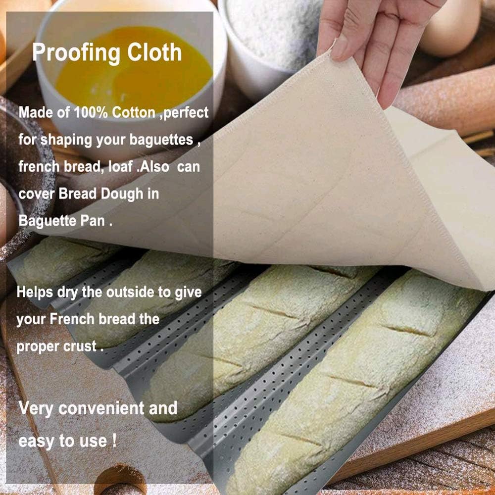 ManYee Large Bakers Dough Couche 35 × 26 Professional
