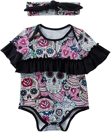 baby girl skull clothes