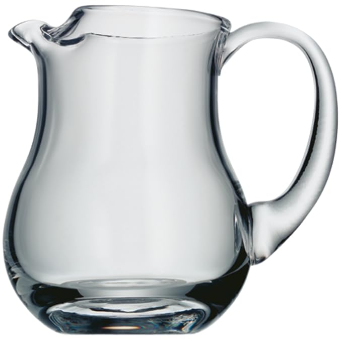 WMF Glaskrug 1,0l, Wasserkrug aus Glas, Krug mit Henkel, spülmaschinengeeignet