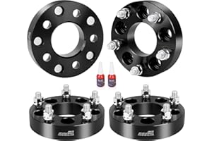 EZISOE 5x4.5 to 5x5 Wheel Adapters,5x114.3mm to 5x127mm Adapters fit for JK Wheels on TJ YJ KK SJ XJ MJ Vehicle, 1.25 in Thic