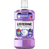 Listerine Total Care Kids Mouthwash, Berry, 16.9 fl. oz/500 mL | Alcohol Free Anticavity Fluoride Mouthwash, ADA Accepted, Kids Oral Rinse Prevents Cavities, Stronger Teeth and Fresh Breath