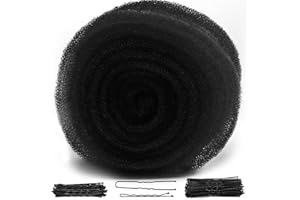 YGQQOY Hair Filler and Hairpins for Updo, Hair Sponge for Updo, Hair Padding,Hair Donuts for Updos, Volume Hair Bumps it Tool, Black
